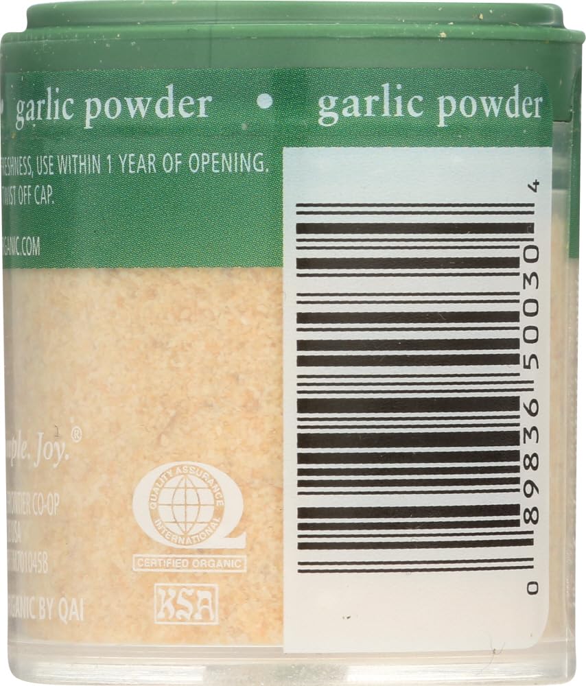 Simply Organic Mini Garlic Powder - USDA Certified Organic, 18 Pack (0.7oz Each) | Bulk Spices for Cooking, Baking & Meal Prep | Perfect for Seasoning, Sauces & Homemade Spice Blends