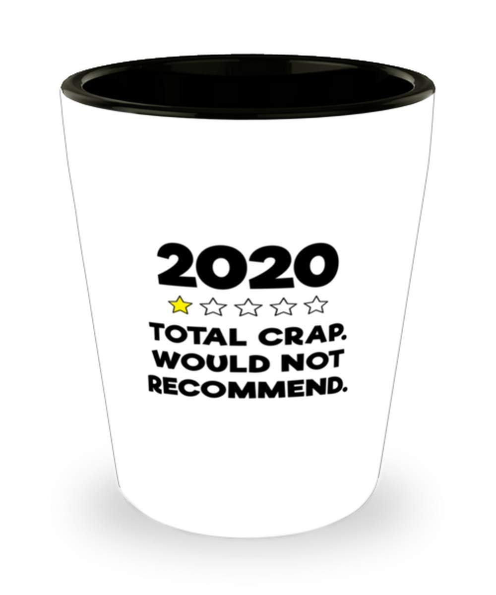 Funny Christmas Shot Glass Set - Unique Humor Gifts for Men & Women - Perfect for Birthday, Quarantine Gag Gifts & Holiday Parties