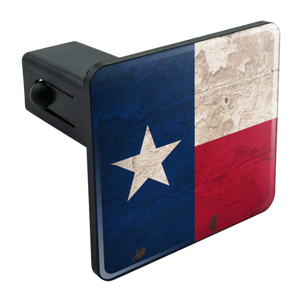 Vintage Distressed Texas State Flag Hitch Cover Plug - Rustic USA Tow Trailer Accessory for Trucks & SUVs - Perfect for Road Trips, Camping & Tailgating