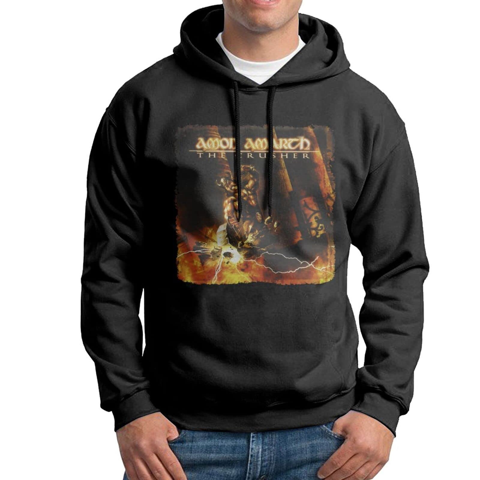 Men's Thick Long Sleeve Hooded Sweatshirt - Warm Fleece Lined Hoodie Jacket for Winter Outdoor Activities, Casual Wear & Street Fashion