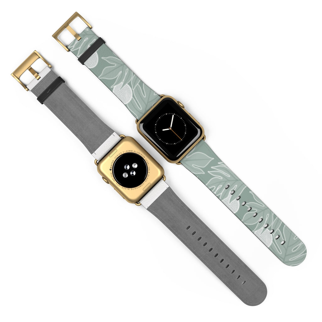 Premium Genuine Leather Ulu Apple Watch Band - Adjustable Strap for Apple Watch Series 9/8/7/6/SE/5/4/3 - Perfect for Workouts, Outdoor Adventures & Everyday Wear
