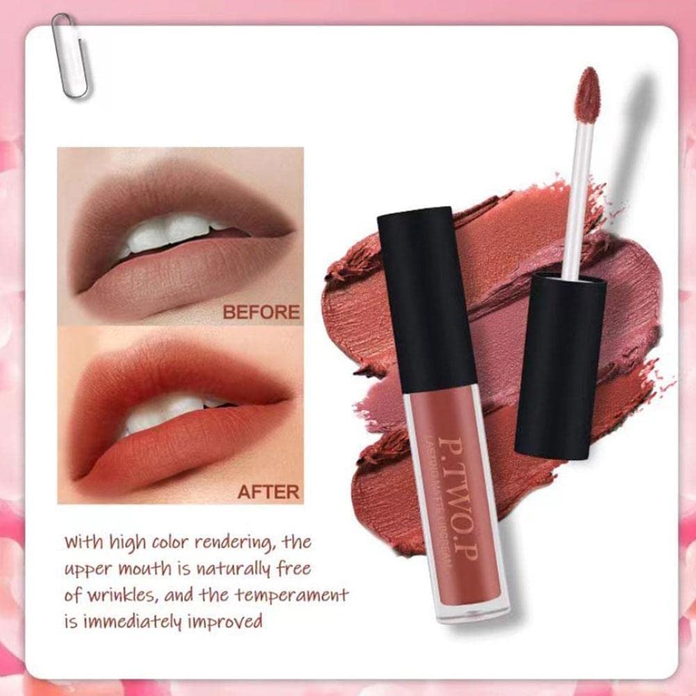 3PCS Matte Velvet Lip Gloss Set - Long Lasting Moisturizing Lip Tint for Women, Sexy Lip Glaze Makeup Kit (F6U8) - Perfect for Parties, Date Nights & Everyday Wear