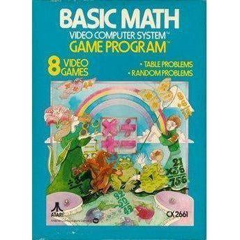 Atari 2600 Basic Math Game Cartridge - Retro Video Game for Classic Atari 2600 Console - Fun Educational Math Game for Kids & Adults - Perfect for Nostalgic Gaming & Family Game Nights