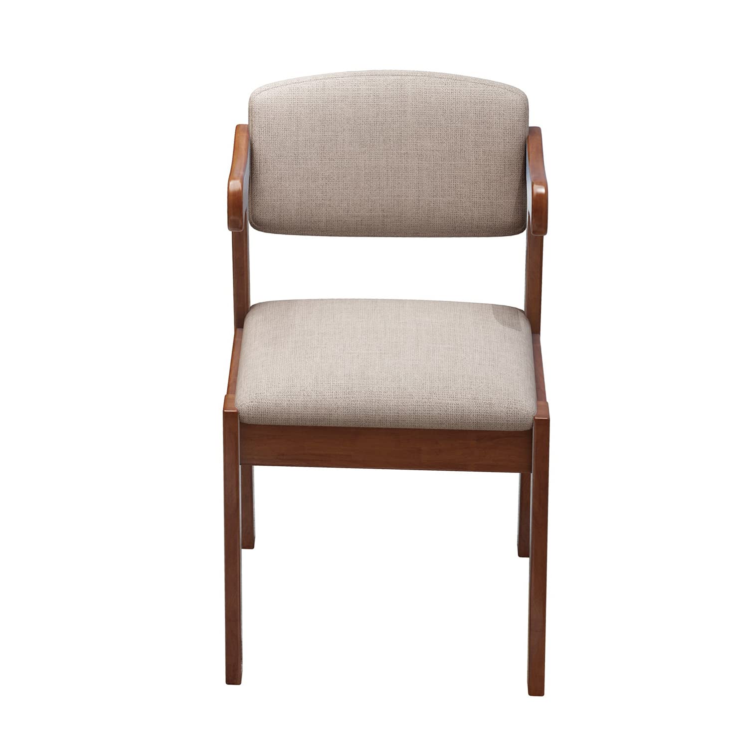 Adjustable Kids Study Chair - Rubber Wood Height-Adjustable Dining, Office & Leisure Chair (Brown) - Perfect for Homework, Meals & Relaxation