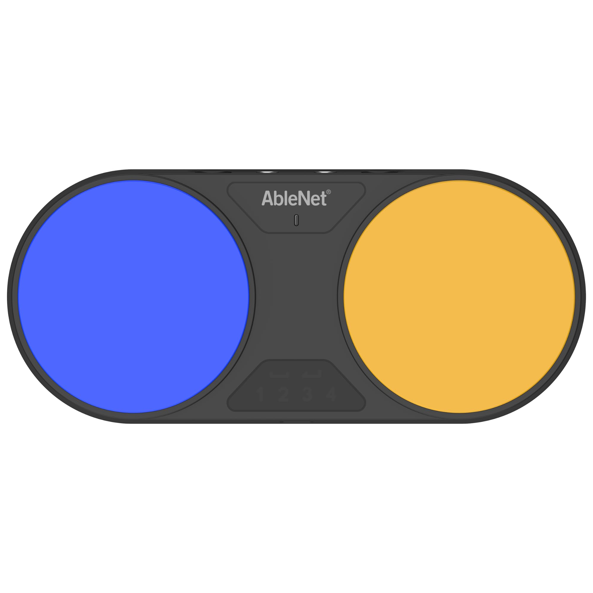 AbleNet Blue2 FT - Wireless FeatherTouch Switch for iPad, Computer & Mobile Devices | Compatible with AbleNet Accessibility Switches | Assistive Technology for Special Needs & Disability Access | Use for Education, Therapy & Home Accessibility (Model: 10000053)