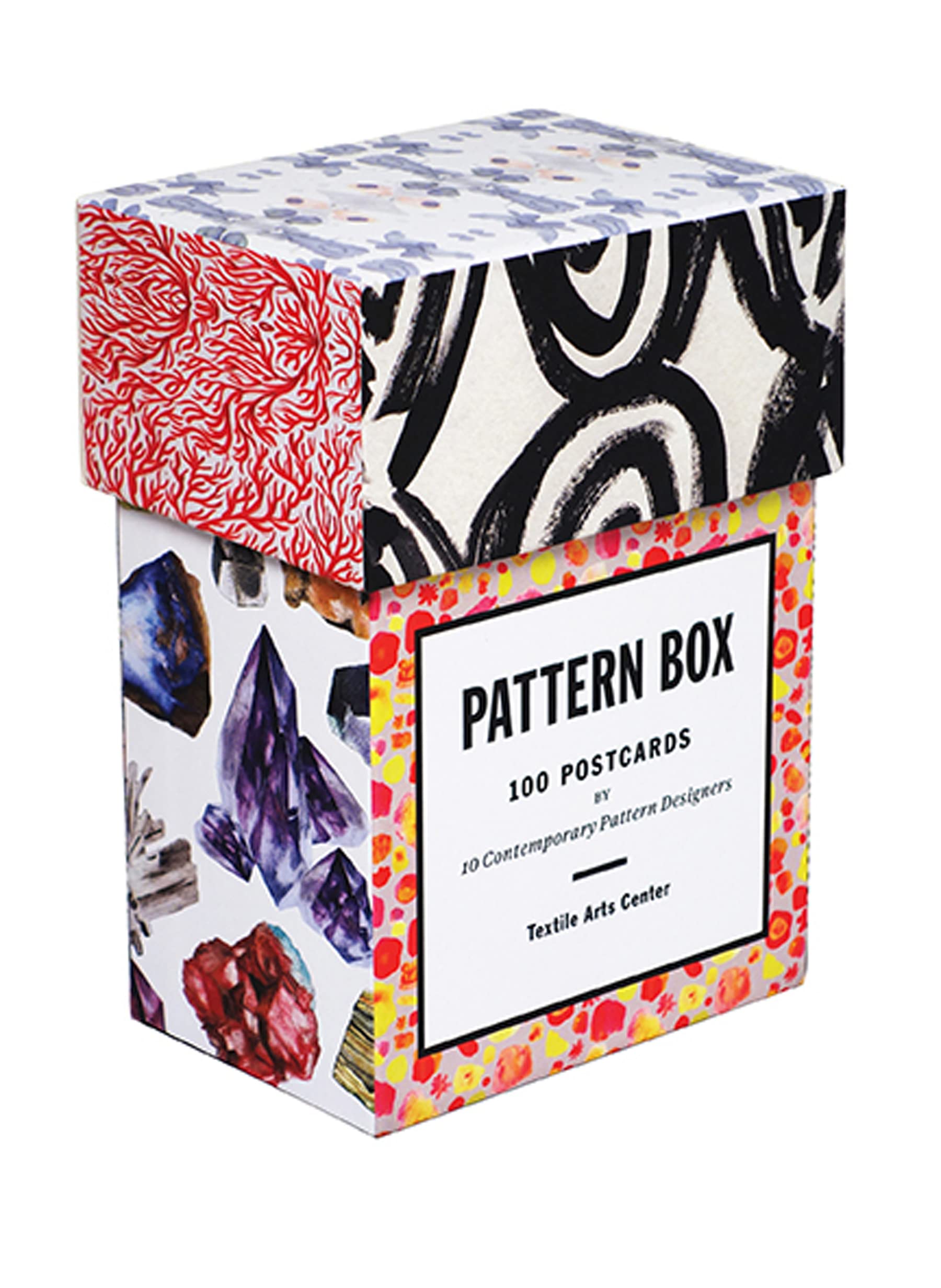 Pattern Box - 100 Unique Postcards by 10 Contemporary Designers | Art Prints, Stationery & Gift Ideas for Artists, Designers & Creative Professionals | Perfect for Home Decor, Scrapbooking & Greeting Cards