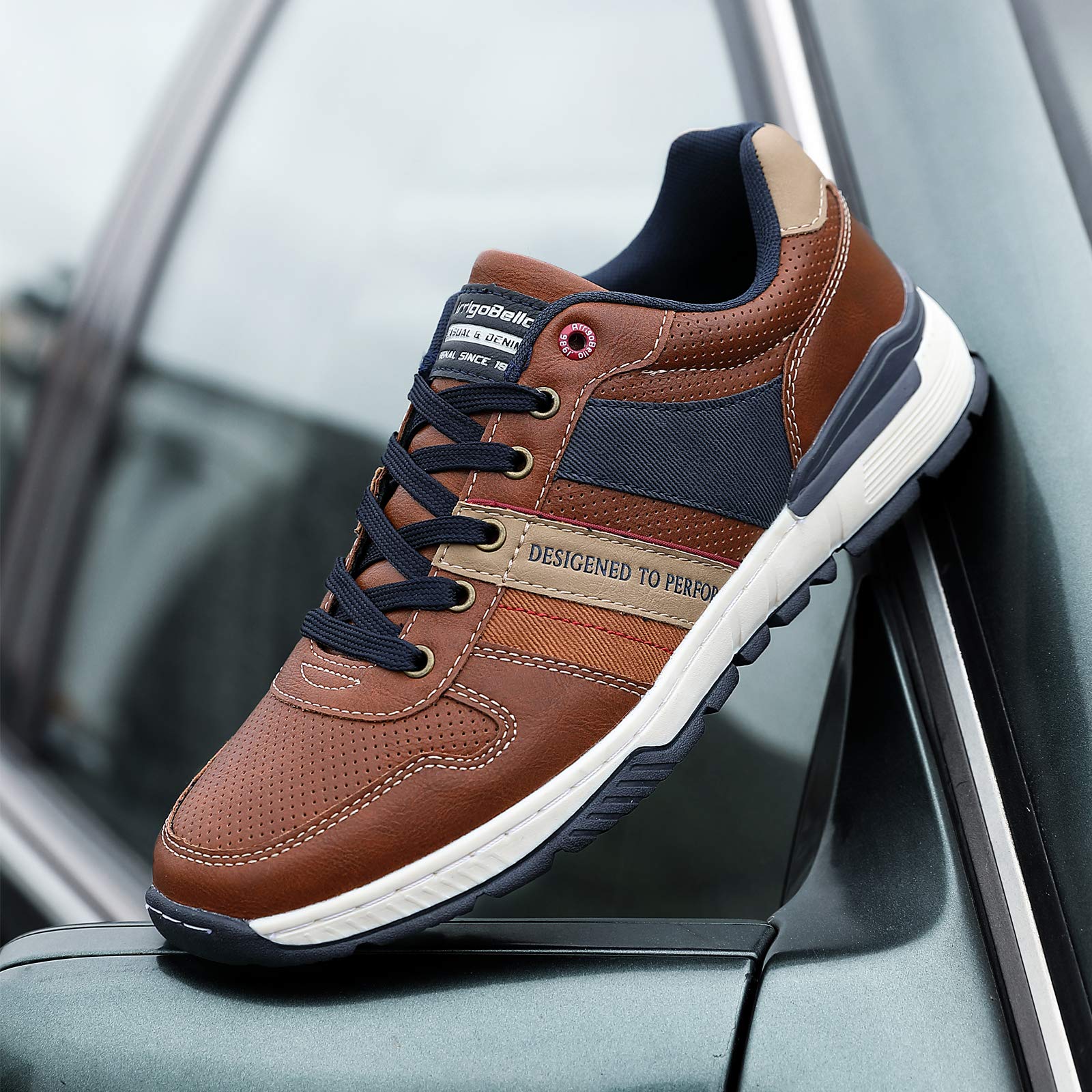 ARRIGO BELLO Men's Casual Sneakers - Breathable Walking Shoes, Skateboard & Athletic Trainers, Classic Style for Daily Wear - UK Size 7-11 | Perfect for Gym, Work, Travel & Street Fashion