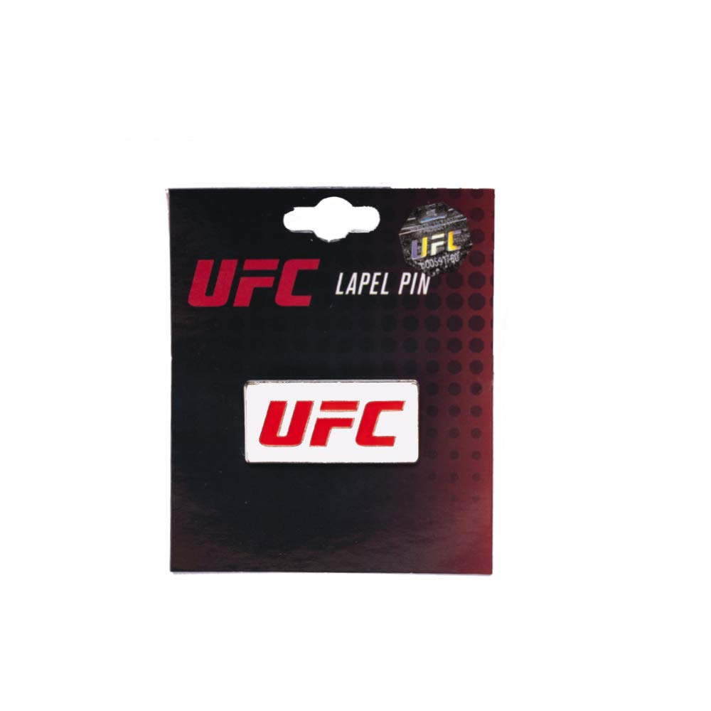 UFC Lapel Pin Logo - White & Red Collectible Badge for UFC Fans - Perfect for Jackets, Hats & Backpacks - One Size Fits All