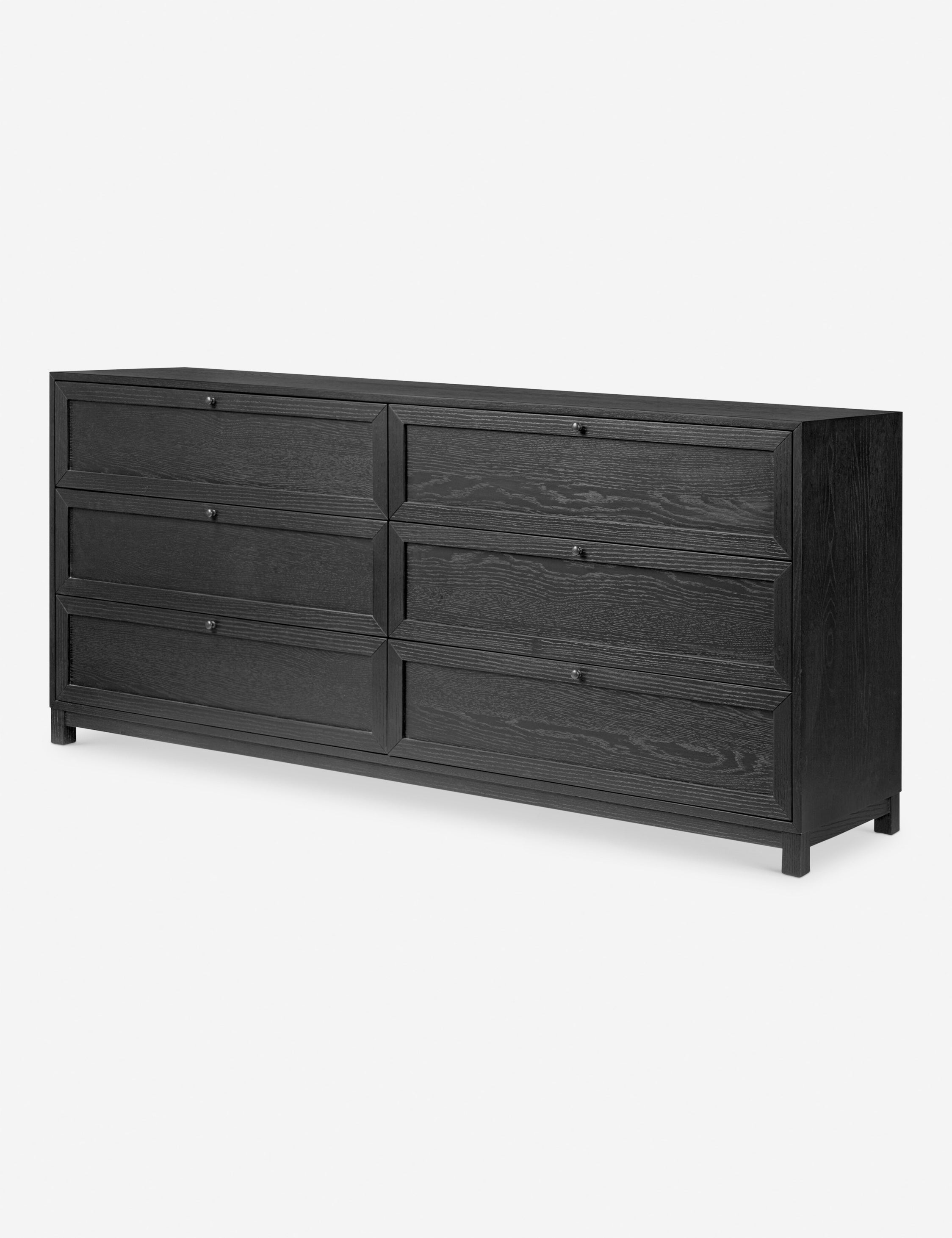 Carly 6 Drawer Dresser - Modern Wooden Chest of Drawers for Bedroom Storage & Organization | Perfect for Clothes, Linens, and Accessories