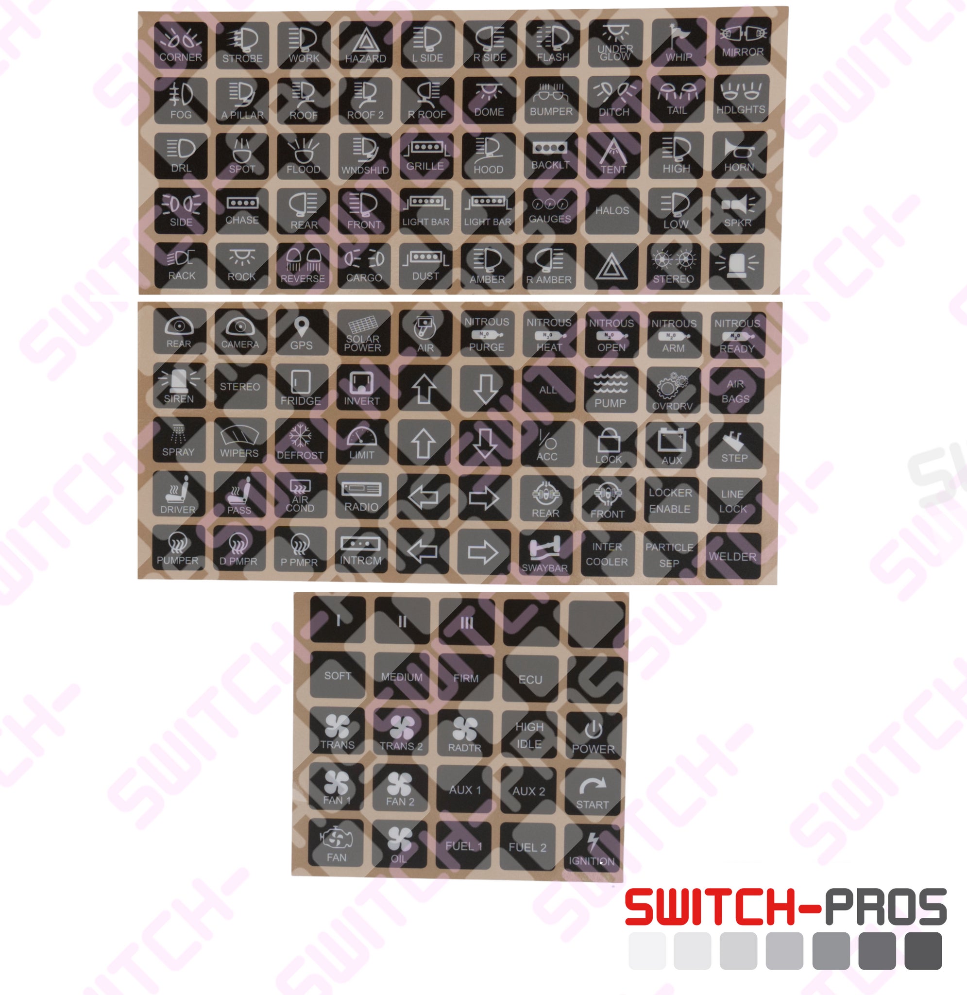 Switch Pros SP9100 8-Switch Panel Power System for Off-Road Vehicles - Heavy Duty 12V Switch Panel with Customizable Controls for Trucks, Jeeps & RVs