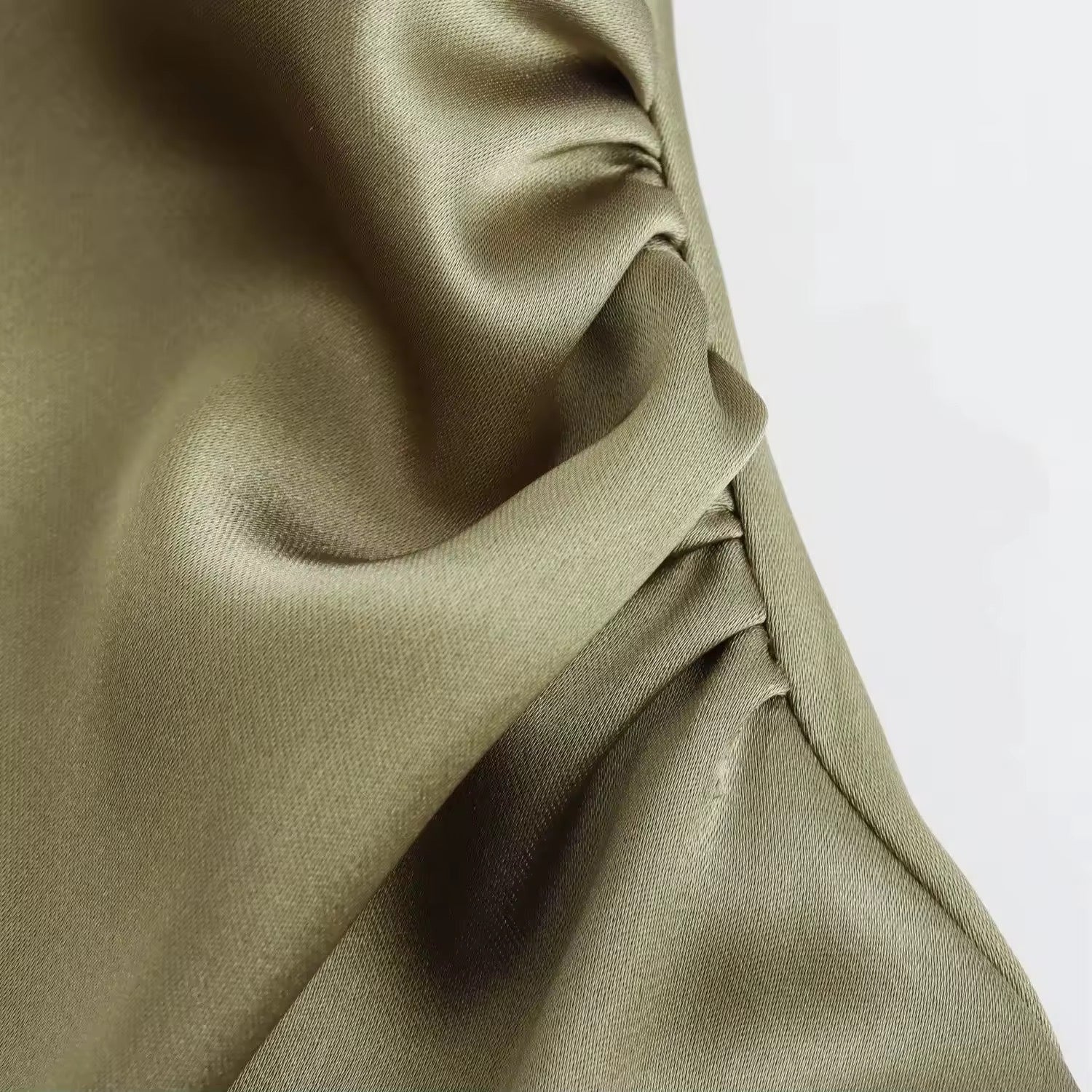 Oakley A Line Satin Midi Dress for Women - Elegant Formal & Cocktail Party Wear - Plus Size Available