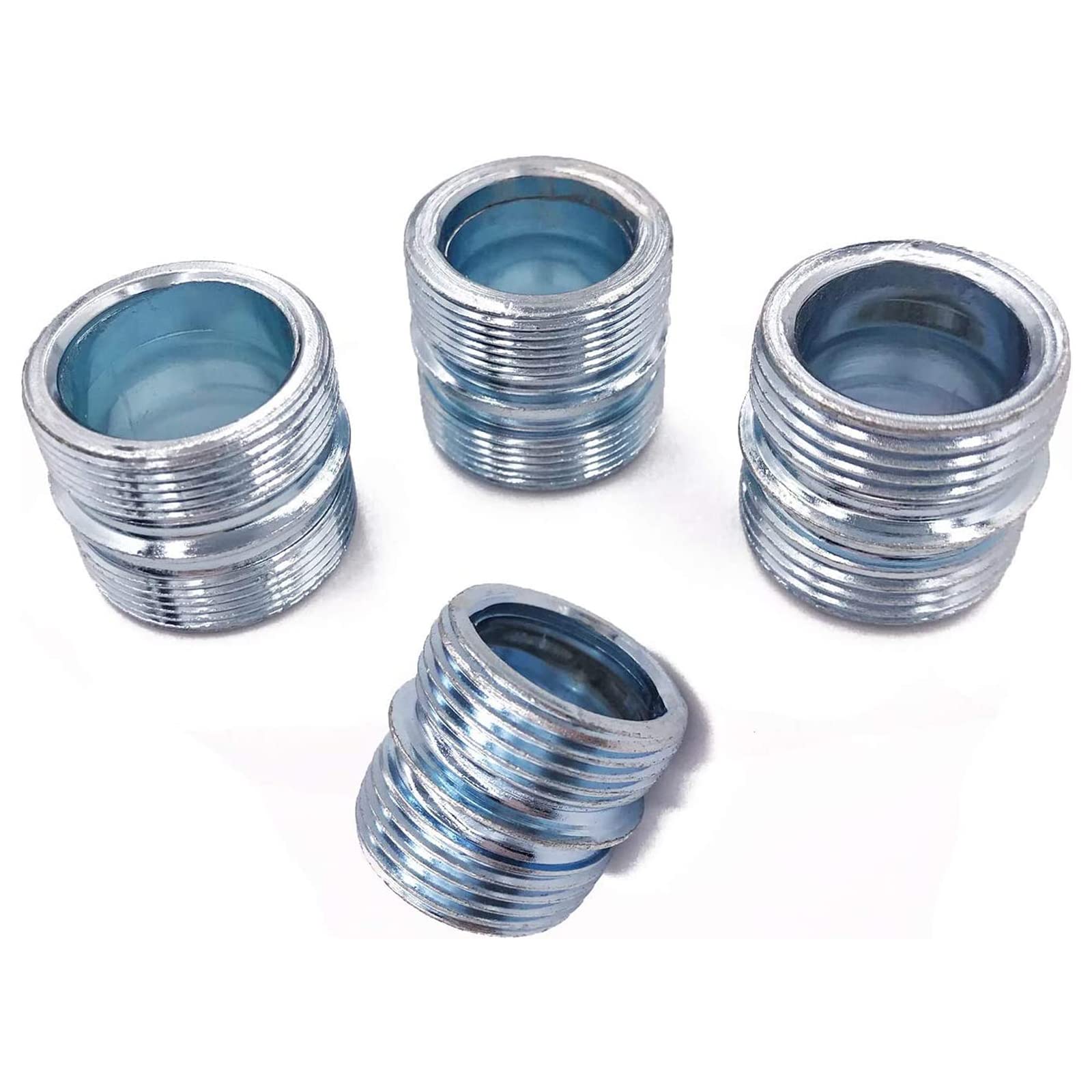 HOWDIA 1-Inch (25.4mm) Diameter Coarse Thread Connectors for 0.047-Inch (1.2mm) Thick Wire Shelving - Post Extension Kit & Replacement Parts for Metal Storage Racks (4-Pack) - Perfect for Garage, Pantry & Closet Organization