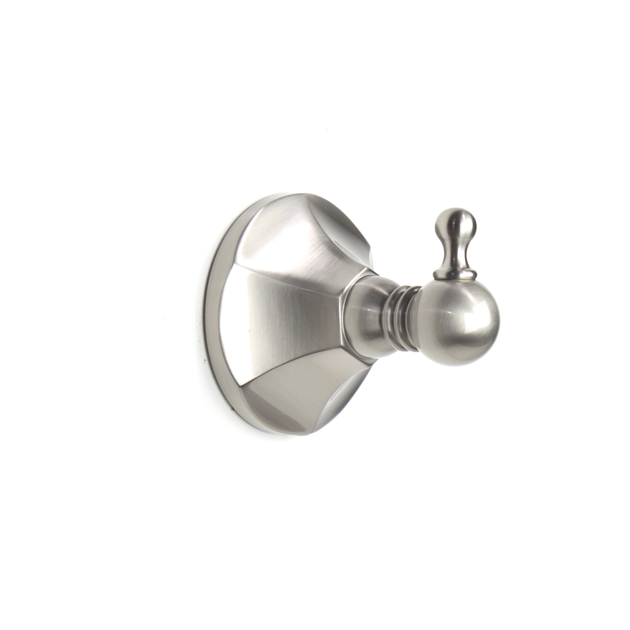 Century Vera Robe Hook in Satin Nickel Finish - 81410-15 | Durable Bathroom & Bedroom Organizer for Towels, Robes & Clothes