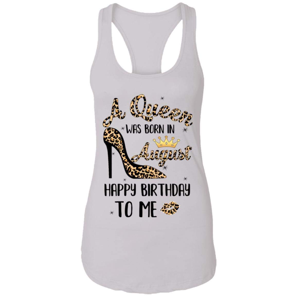 August Birthday Women's Leopard Print High Heels & Racerback Tank Top Set - Perfect Gift for Leo Zodiac Women | Party Outfit & Casual Summer Wear