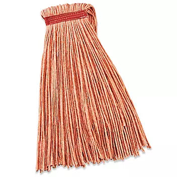 24oz Wet Mop with Cut End and 1.25 Band - Heavy Duty Cleaning Mop for Floors, Tile, and Hardwood - Ideal for Home, Kitchen, and Commercial Use