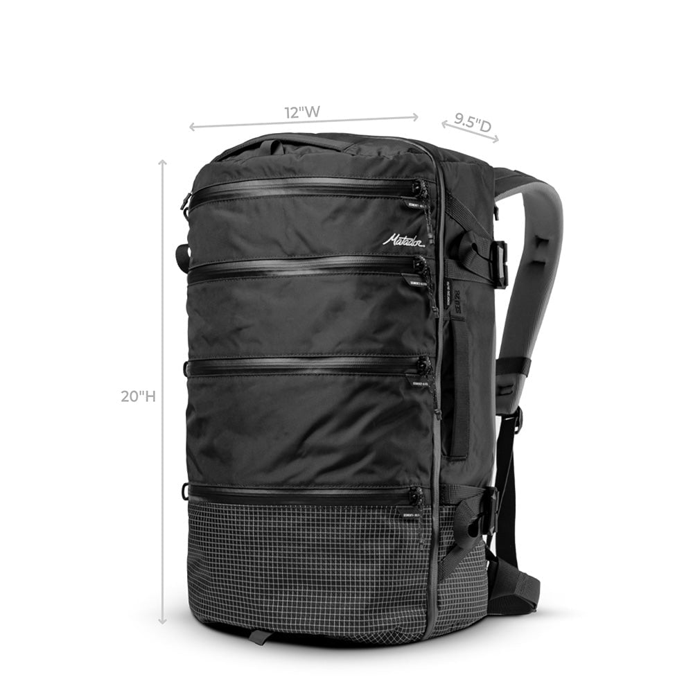 Matador SEG28 Ultralight Waterproof Backpack - 28L Travel Hiking Daypack for Outdoor Adventures & Commuting