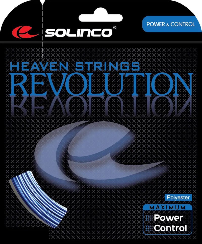 Solinco Revolution 16 Tennis String - High Performance Polyester String for Spin & Control | Perfect for Competitive Players & Tournament Play