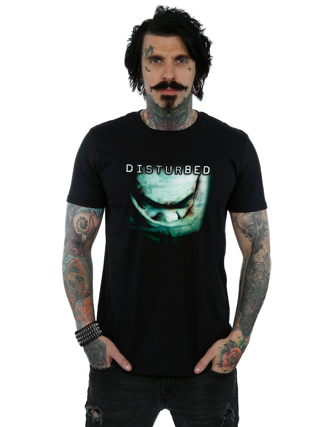 Disturbed Men's Graphic T-Shirt - Soft Cotton Tee with Unique Designs for Casual Wear & Street Style | Perfect for Everyday Outfits, Parties, and Gifts