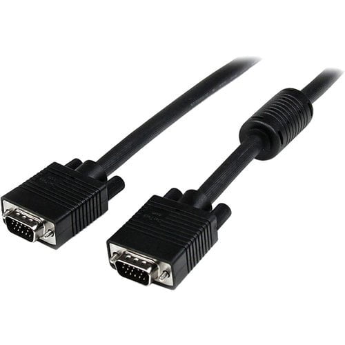 25m Coax High Resolution VGA Cable HD15 Male to Male - Perfect for Gaming, Home Theater & Office Monitor Setup