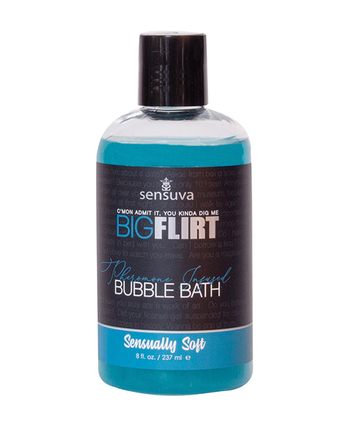 Big Flirt Pheromone Bubble Bath 8oz - Sensually Soft Relaxing Bath Soak for Women, Romantic Date Night & Self Care Gift Idea - Perfect for Couples Bath & Stress Relief