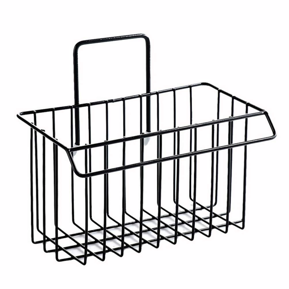 Stainless Steel Kitchen Sponge Holder & Drain Rack - Wall Mounted Organizer for Sponges, Brushes & Cleaning Tools | Perfect for Small Spaces, Under Sink Storage & Kitchen Organization