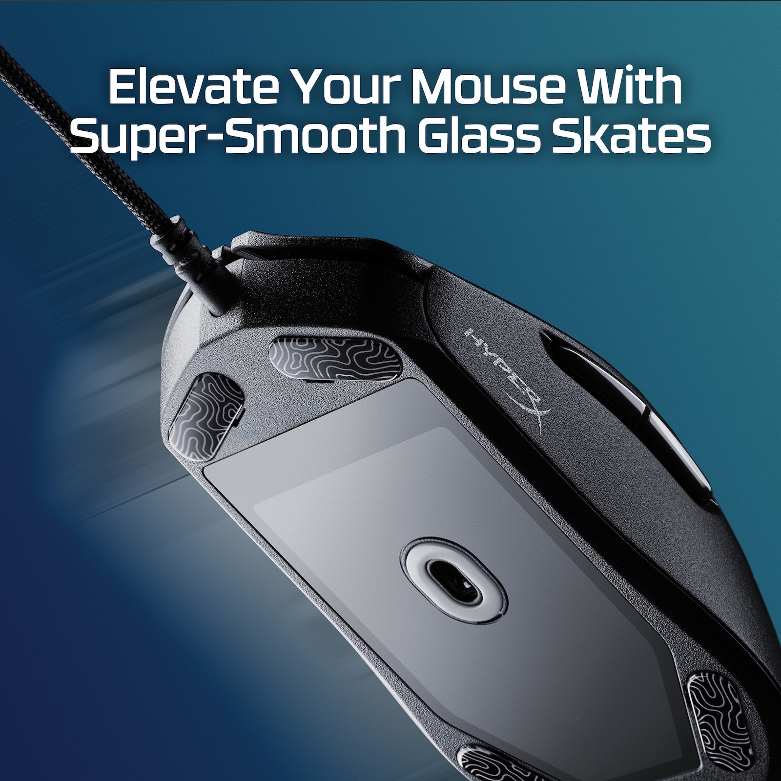 HyperX Glass Mouse Skates - Ultra Smooth Gliding for Gaming Mice - Perfect for FPS, MOBA, and Esports Gaming