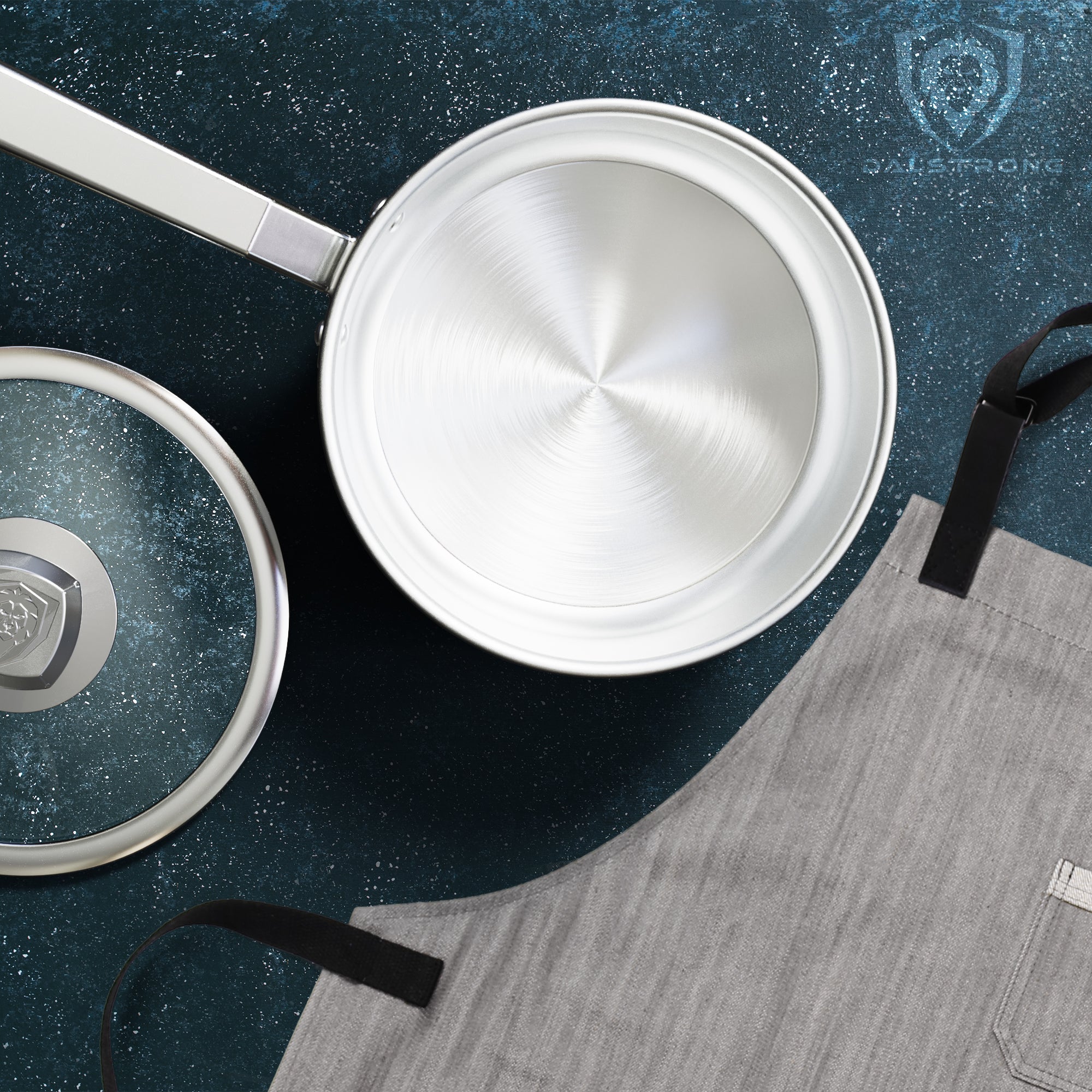 Dalstrong Oberon Series 3 Quart Stock Pot - Premium Stainless Steel Cooking Pot for Soups, Stews & Pasta - Perfect for Home Chefs & Professional Kitchens