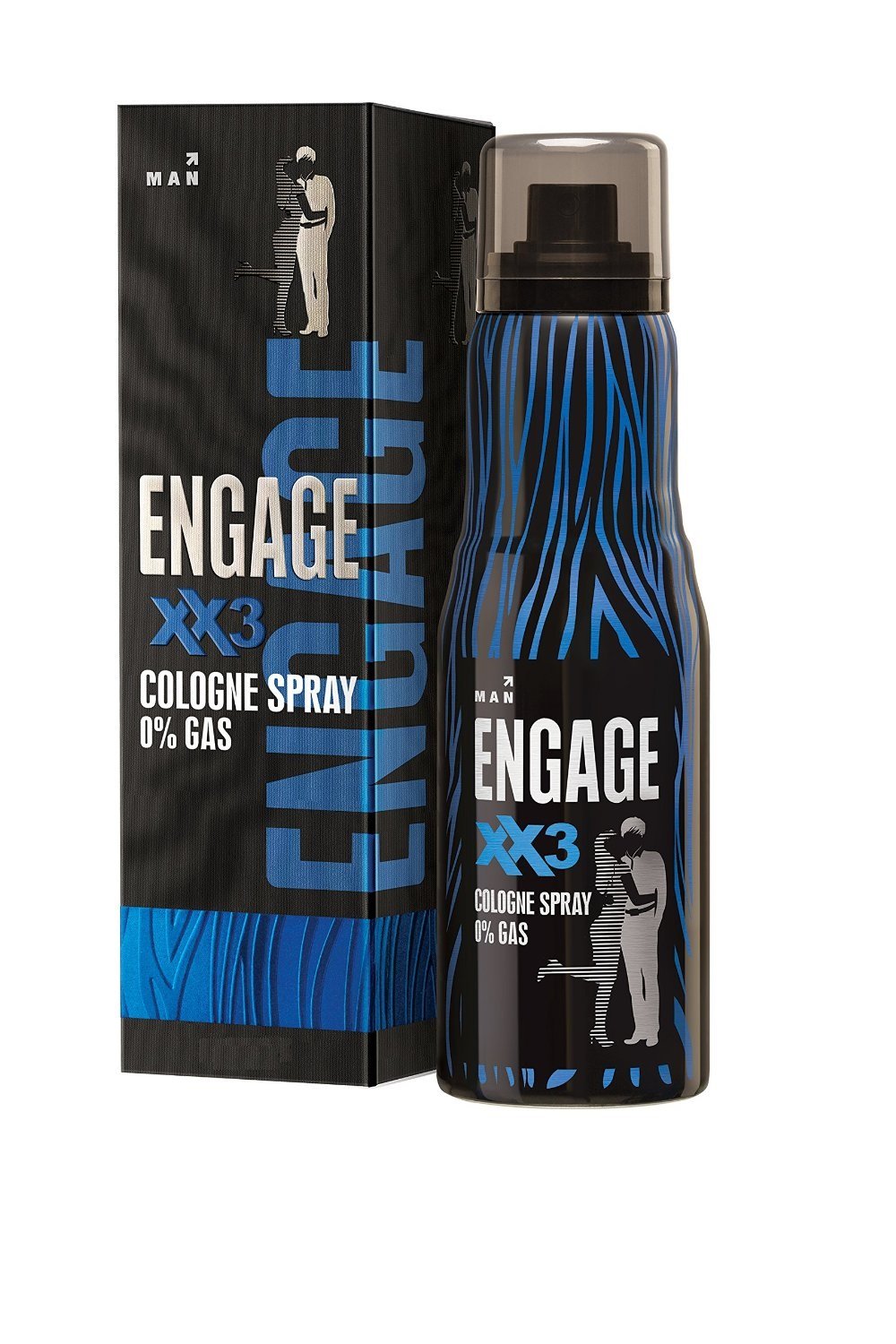 Engage M2 Men's Perfume Spray (120ml) & Engage XX3 Cologne Spray for Men (135ml) - Long Lasting Fragrance for Daily Wear, Office & Special Occasions