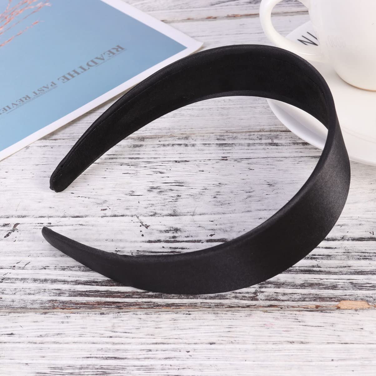 2Pcs No Teeth Headband for Women - Soft Hair Wraps & Headgear Accessories - Bridal Hair Rings, Fashion Scarf, Graceful European Style Headbands for Everyday & Special Occasions (Weddings, Parties, Work)