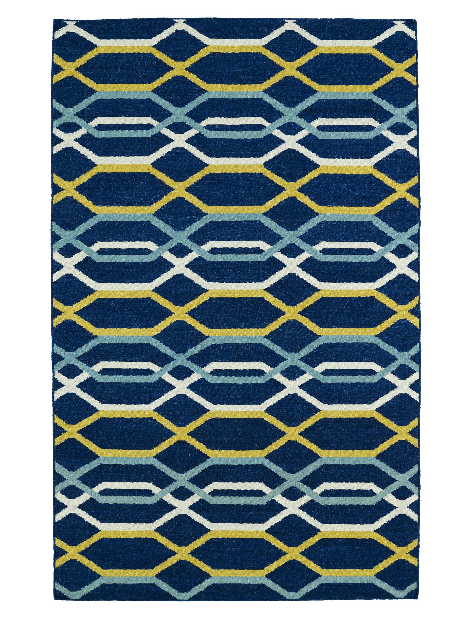 Kaleen Rugs Glam Runner Rug - Navy Blue 2'6
