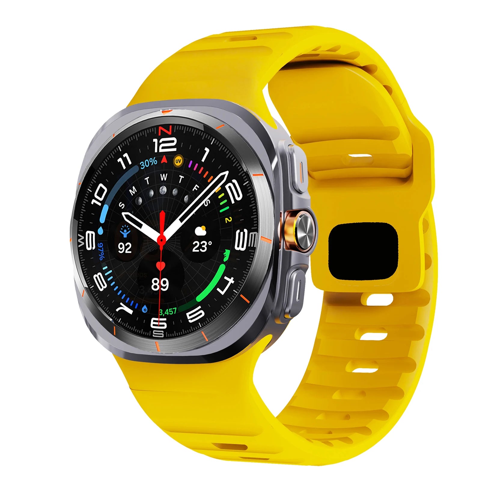 Durable Silicone Bands for Samsung Galaxy Watch Ultra - Comfortable & Stylish Replacement Straps for Workouts, Running & Outdoor Activities