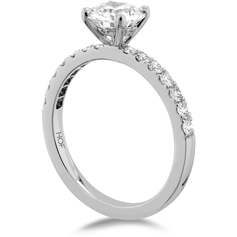 Hearts On Fire Destiny Diamond Engagement Ring - 1 Carat Round Cut Solitaire Ring for Women - Perfect for Proposals, Anniversaries & Weddings