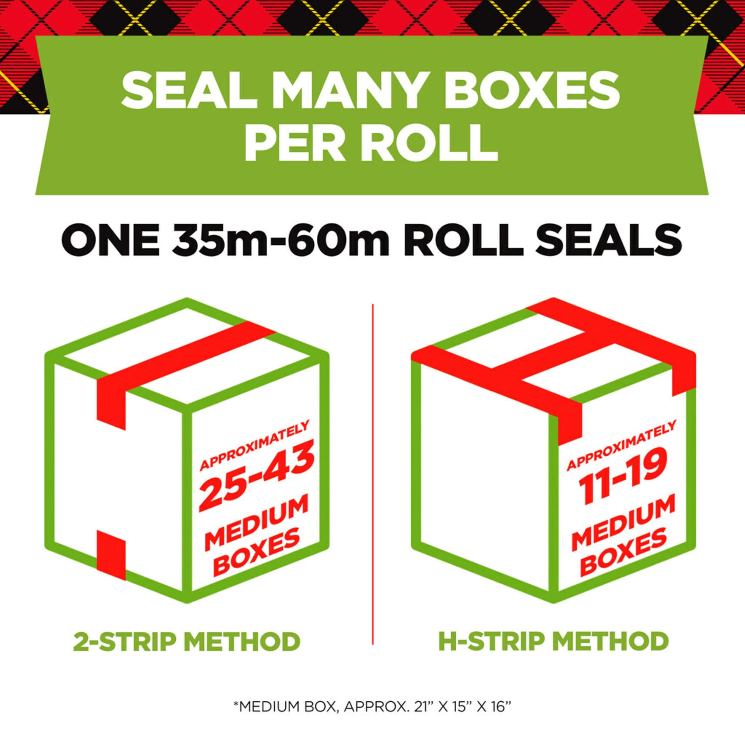 Scotch Sure Start Packing Tape - 1.88 Inch x 25 Yard, 6 Rolls, Clear Shipping Tape with Quiet Unwind & Easy Start for Moving, Packing Boxes, Sealing Packages - Home, Office & Warehouse Use