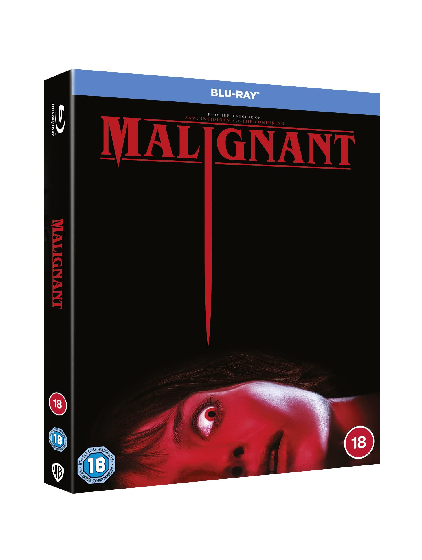 Malignant (2021) Blu-ray - Region Free Horror Movie - Perfect for Halloween Movie Nights & Thriller Film Collections