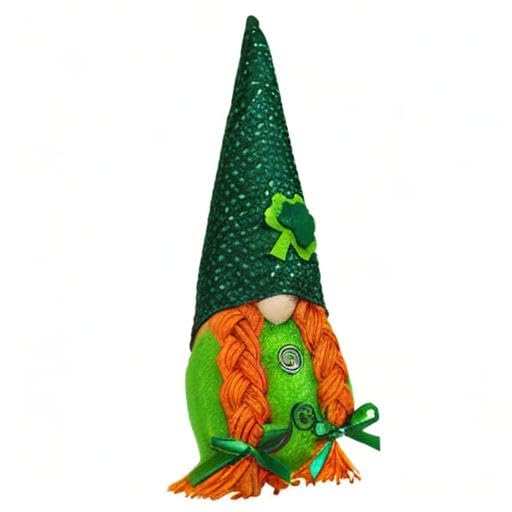 St. Patrick's Day Gnome Doll - Party & Desktop Decor for Home & Office