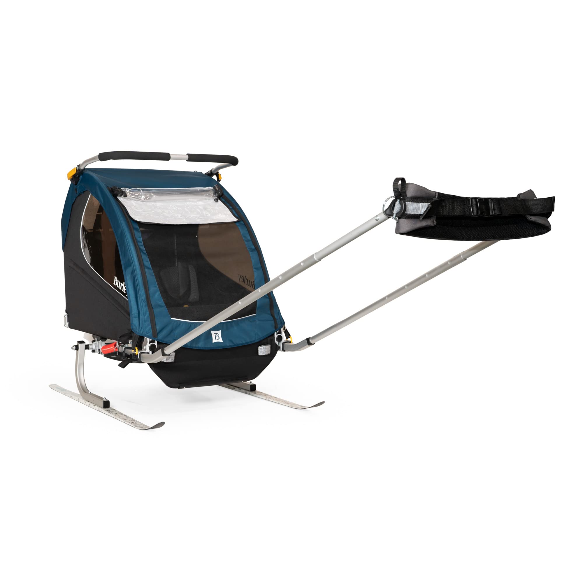 Burley Encore X 2-Seat Kids Bike Trailer & Stroller - Convertible Bicycle Trailer for Toddlers, Jogging Stroller for Outdoor Adventures, Perfect for Cycling, Running & Family Outings