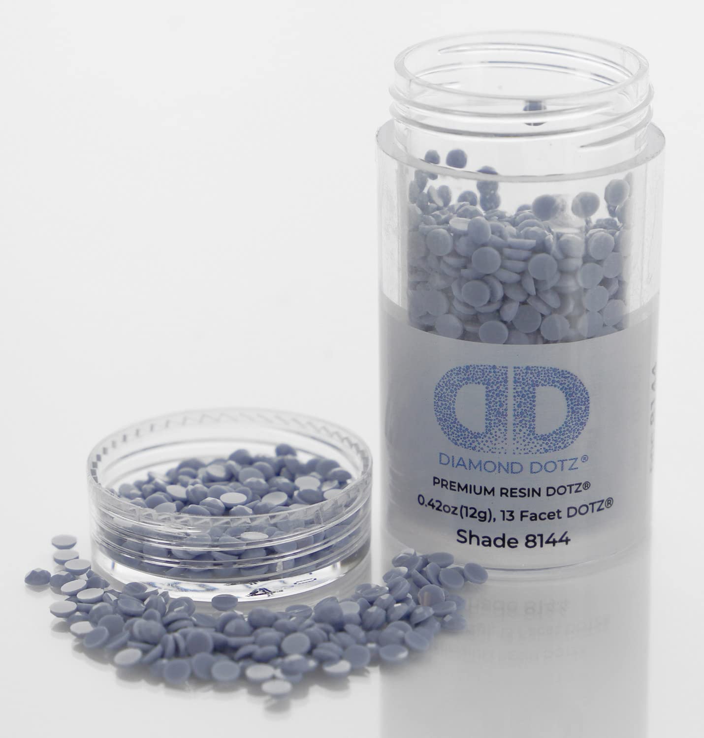 2.8MM 12G Pale Blue Grey Diamond Dotz Freestyle Beads - DIY Diamond Painting Replacement Drills, Loose Gems for Art Projects | Perfect for Home Decor, Scrapbooking & Handmade Jewelry Making