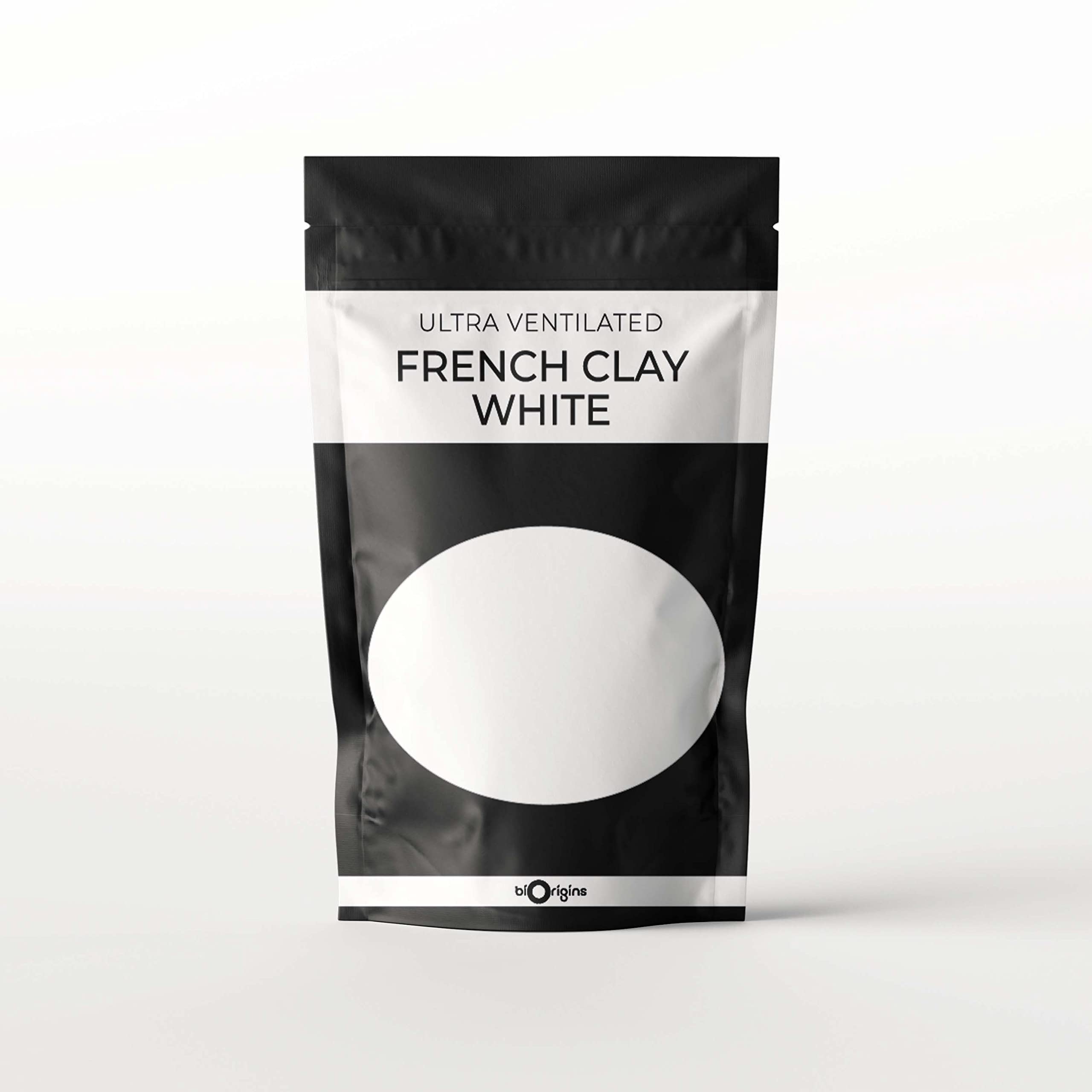 Mystic Moments White Ultra Ventilated French Natural Clay 5Kg - Pure Vegan GMO-Free Clay Mask for Skin Detox & Spa Treatments | Facial Care, Body Wrap & DIY Beauty Recipes
