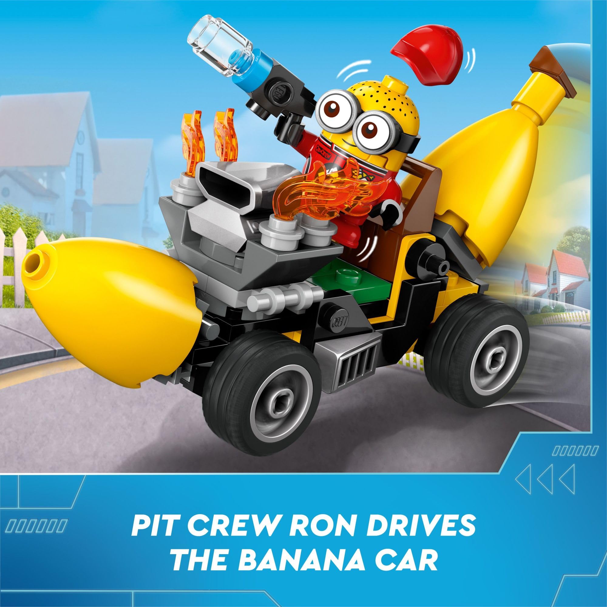 LEGO Despicable Me 4 Minions and Banana Car Building Toy Set (75580) - Creative Construction Playset for Kids Ages 6+, Perfect Gift for Boys & Girls - Fun Minion-Themed Building Experience for Playtime & Collectors