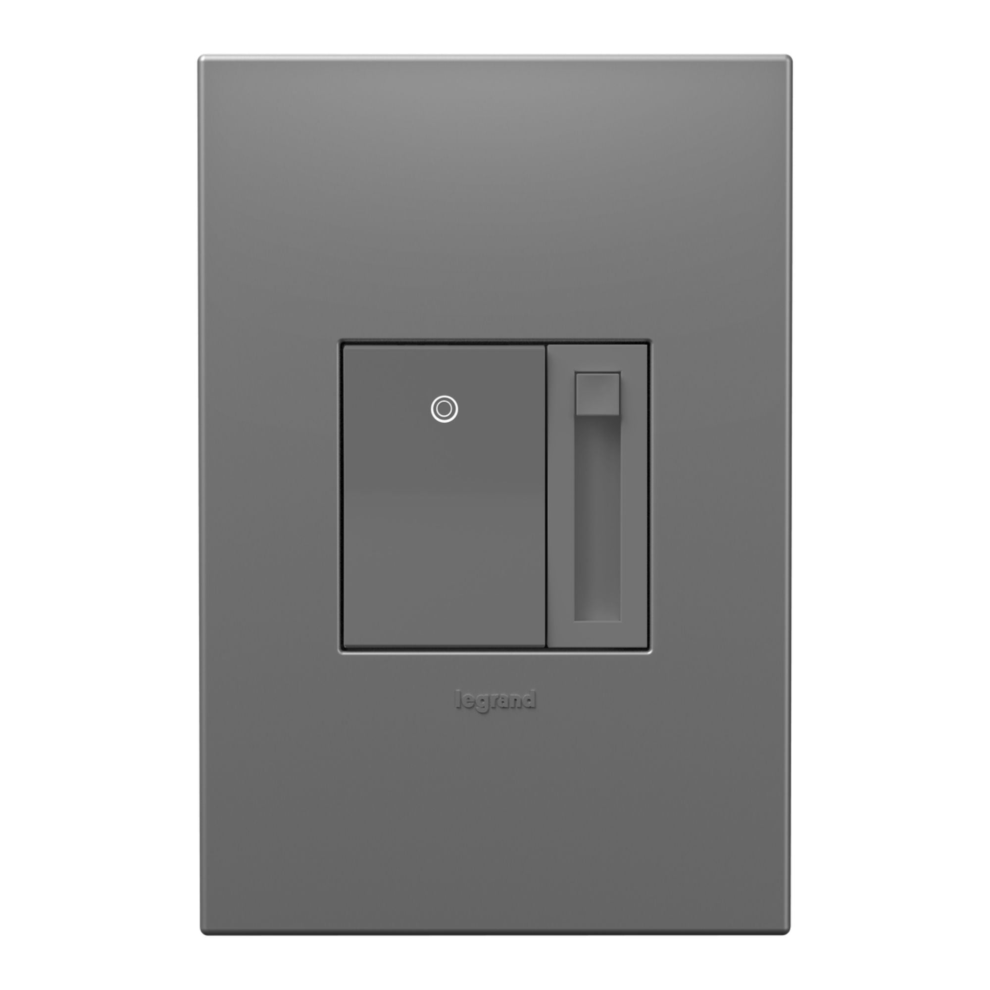 Adorne Paddle LED Advanced Dimmer Switch - 150W LED Compatible, Single Pole/3-Way, Magnesium Alloy - Perfect for Bedroom, Living Room & Smart Home Lighting Control