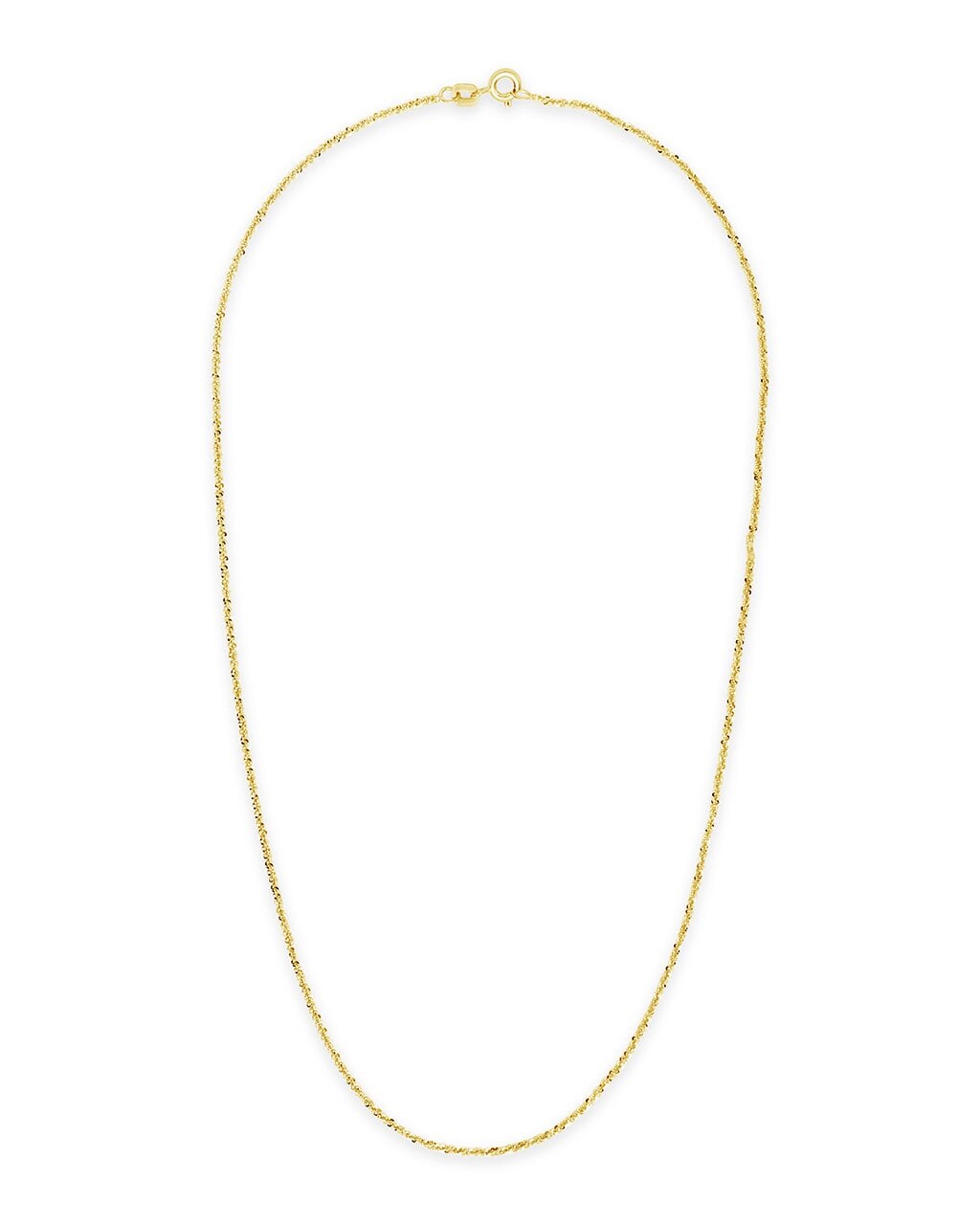 Men's Sterling Silver Rolo Chain Necklace - 18