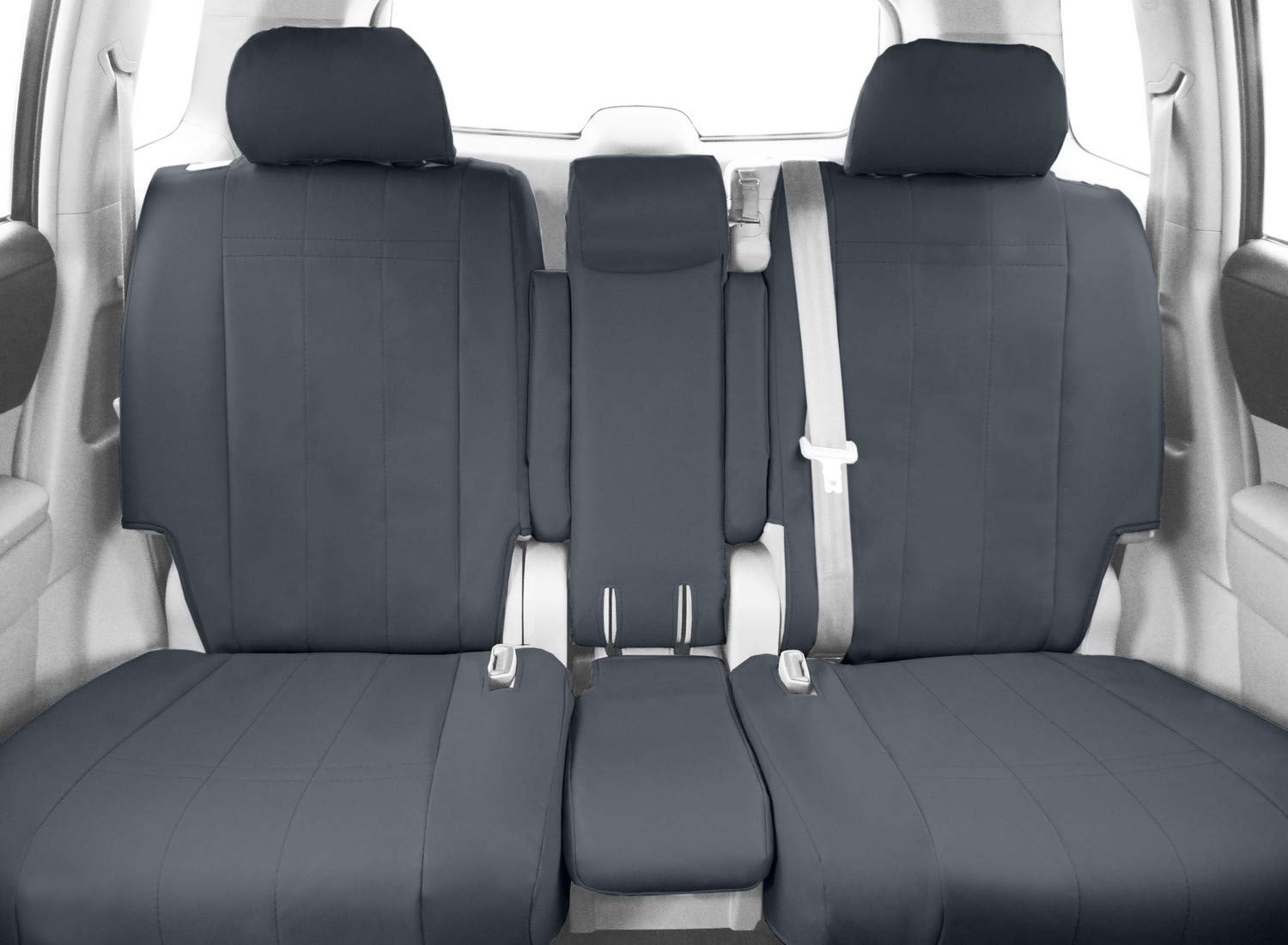 Premium Cordura Seat Covers for 2005-2011 Nissan Frontier - 40/60 Split Bench Design with Charcoal Insert & Trim | Durable Protection for Rear Seats | Perfect for Off-Roading, Camping & Daily Commute