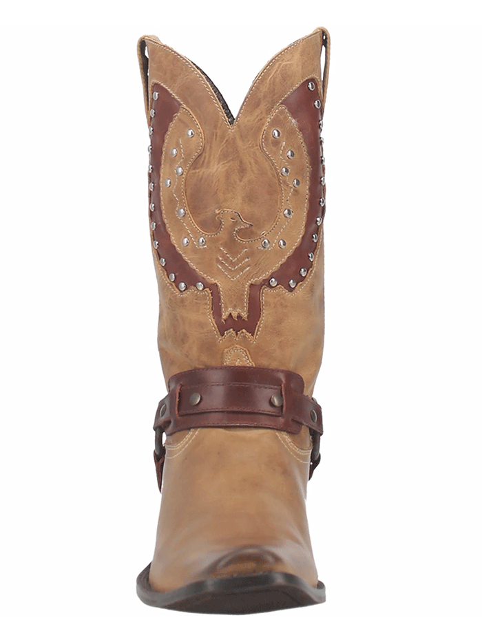 Dingo DI851 Men's War Eagle Leather Boots - Natural Tan Cowhide - Comfortable & Durable for Outdoor Work, Hiking & Casual Wear