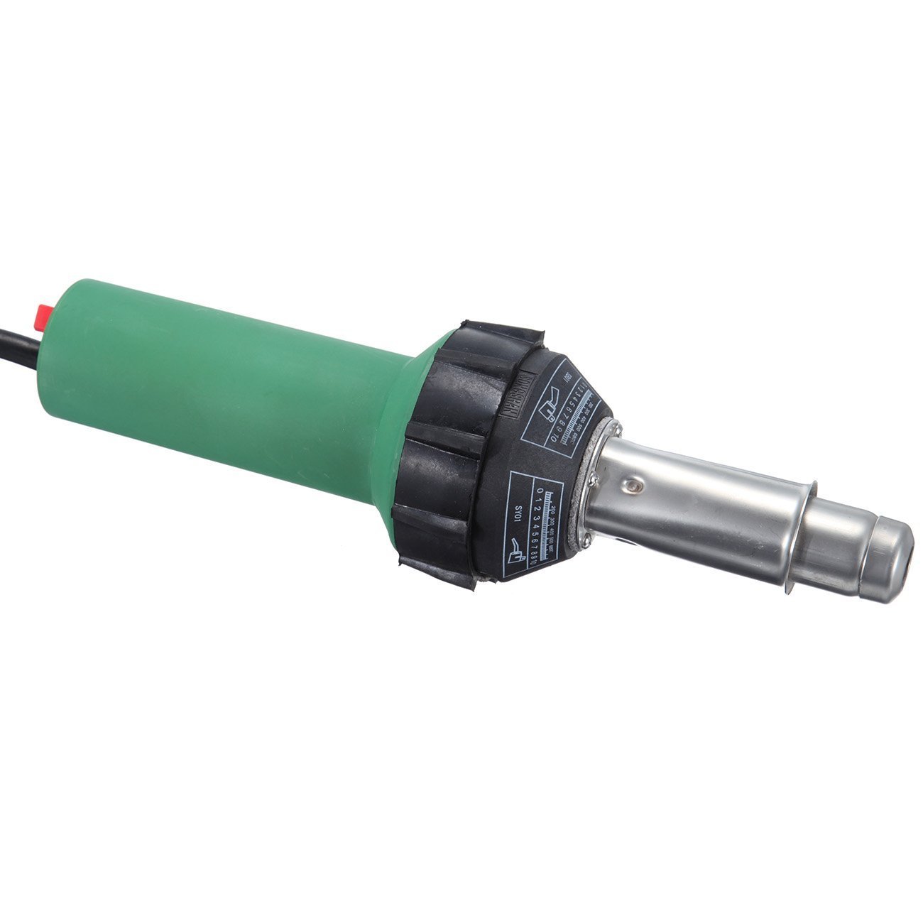 110V 1600W Hot Air Plastic Welding Gun Kit with Nozzles, Roller & PVC Rods - TPO Roofing Welder for DIY Repairs & Professional Use