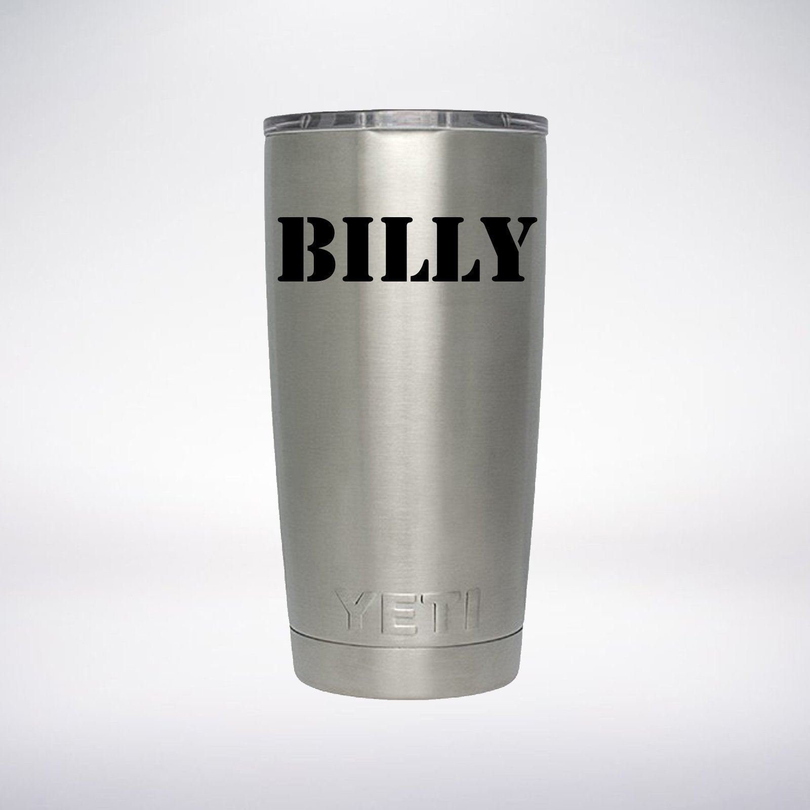 Custom Name Decal Sticker for YETI Rambler Tumbler 20oz & 30oz - Personalized Font Choice - Perfect for Gifts, Office Use & Outdoor Adventures