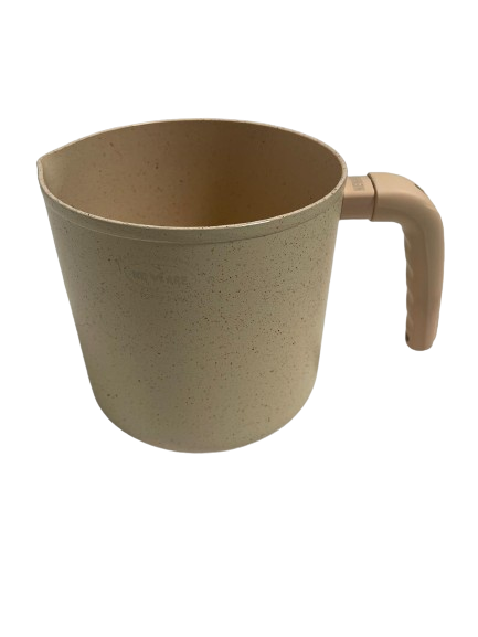 Premium Terracotta Milk Warmer Cup - 6 oz Cream Ceramic Heating Mug for Coffee, Tea & Hot Chocolate | Perfect for Home, Office & Gifts