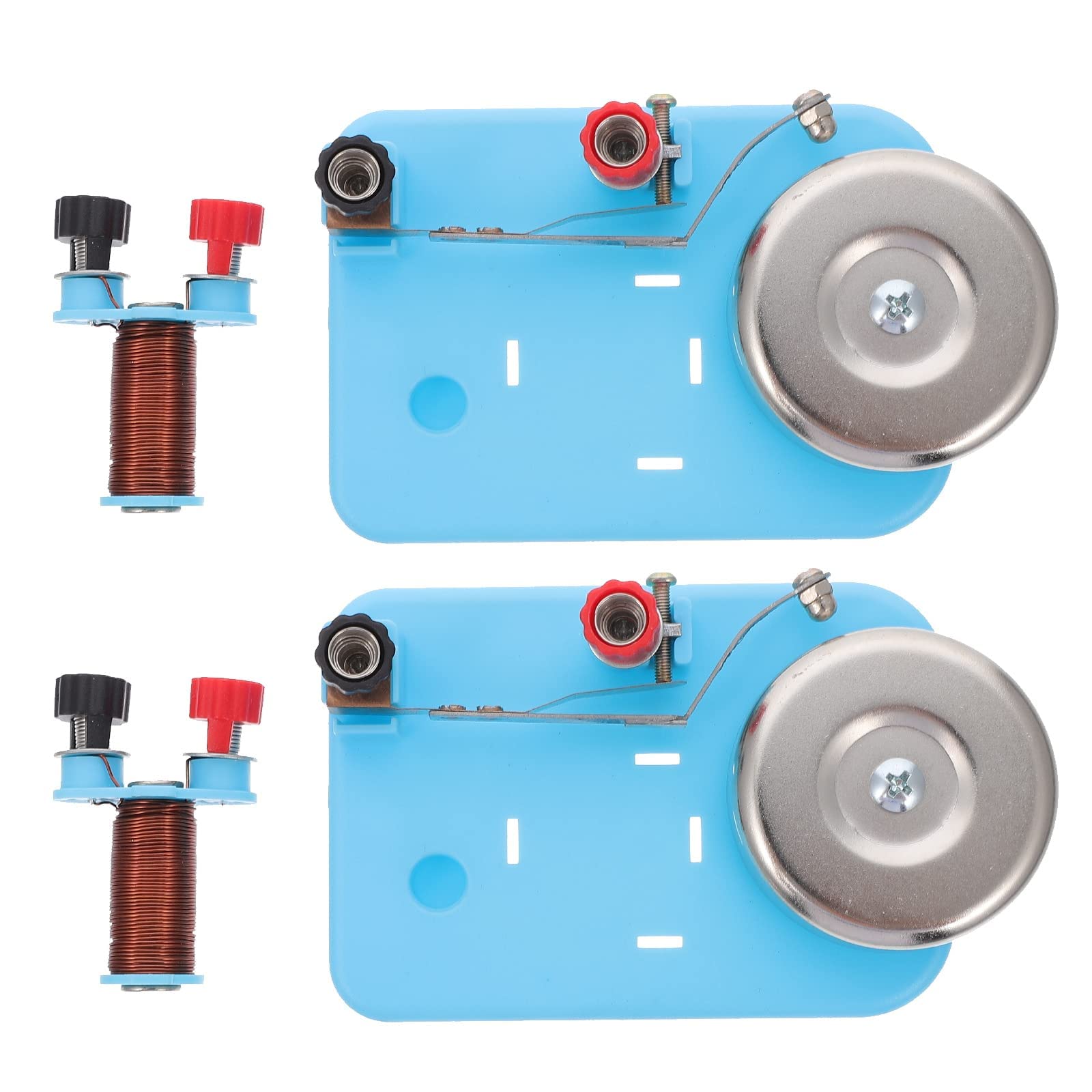 2pcs Physics Experiment Electric Bell Kit - Electrical Laboratory Accessories for Science Classroom Experiments & STEM Learning Projects