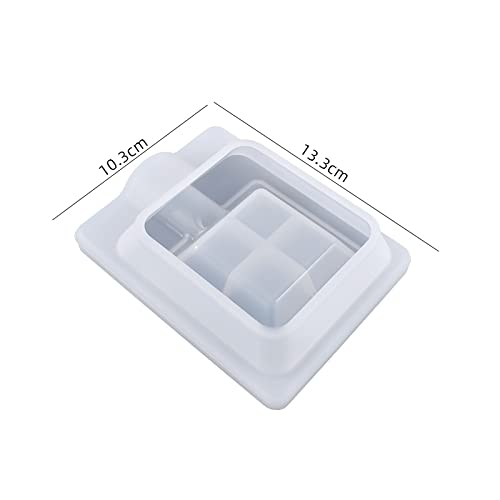 Premium Yalulu Cigar Ashtray Resin Casting Mold - Epoxy Silicone Ash Tray Mold for DIY Crafting, Unique Resin Molds for Ashtray Making - Perfect for Home Bars, Smoking Lounges & Gifts