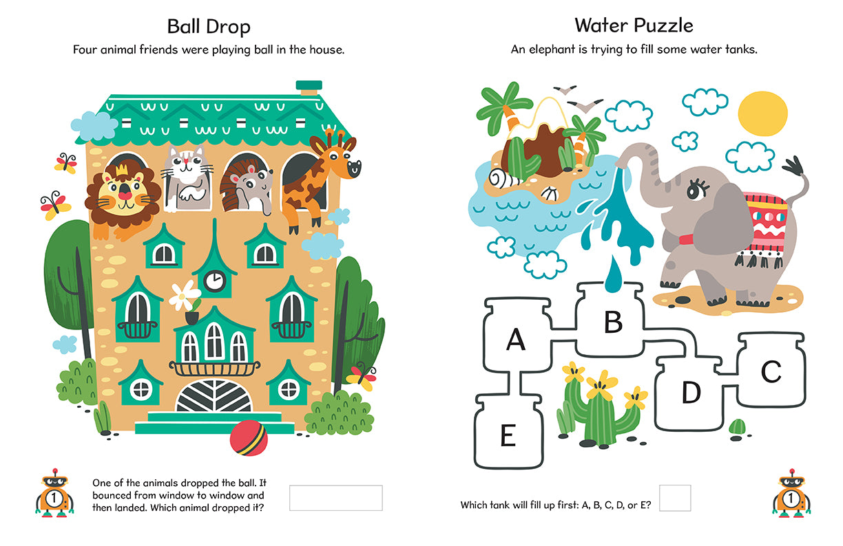Train Your Brain: Fun and Challenging Logic Games for Adults & Kids - Improve Memory & Problem-Solving Skills at Home or School