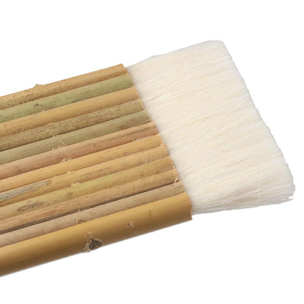 8Pcs Professional Watercolor Hake Brushes - Natural Sheep Hair Paint Brushes for Ceramic Pottery Painting, Oil & Acrylic Art - Perfect for Artists, Beginners & DIY Craft Projects